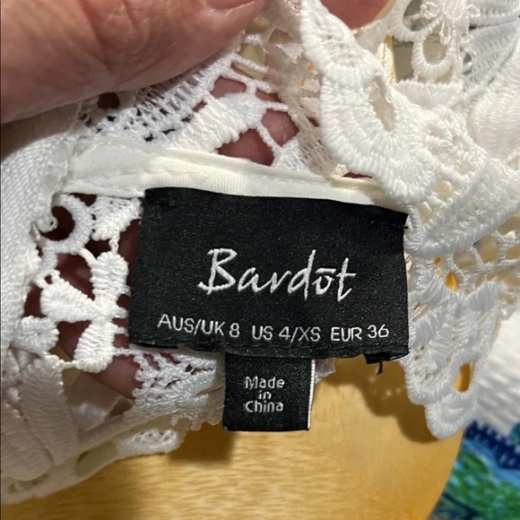 Bardot Ivory Lace Midi Dress - Picture 2 of 6